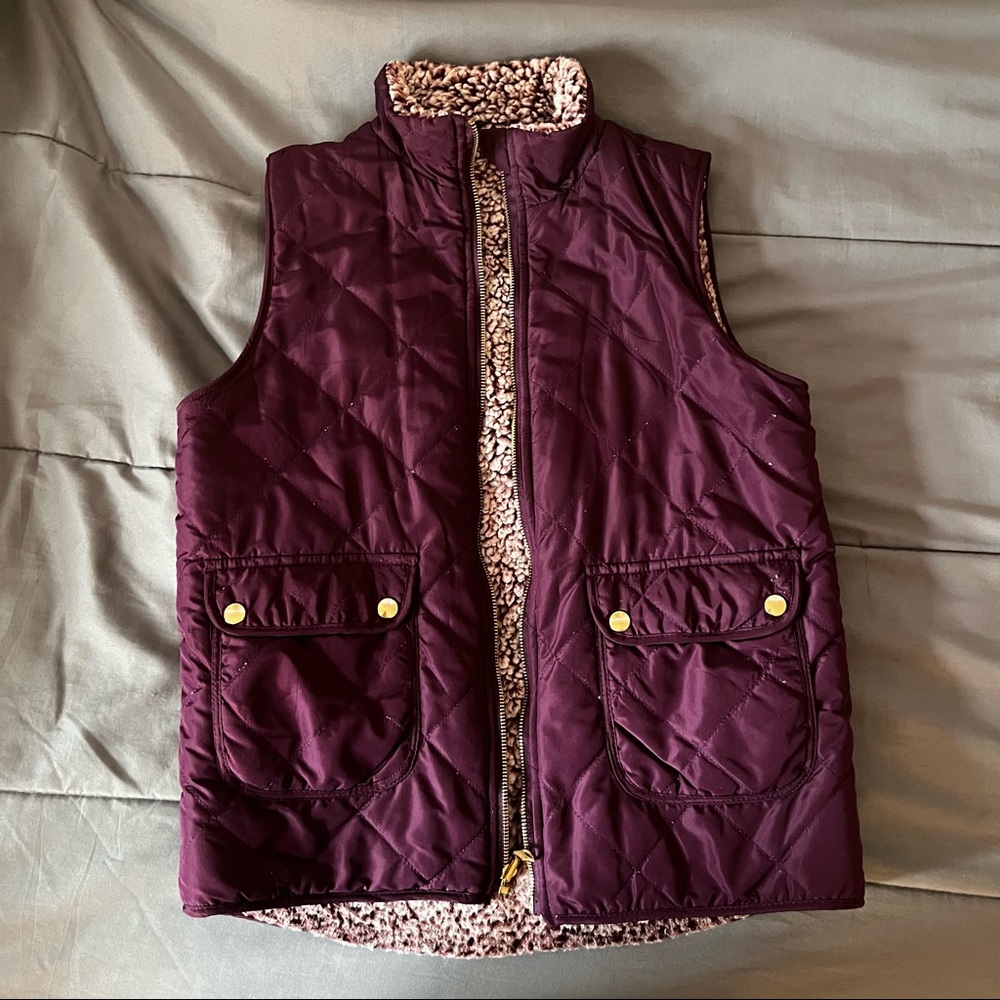 Maroon Reversible Vest